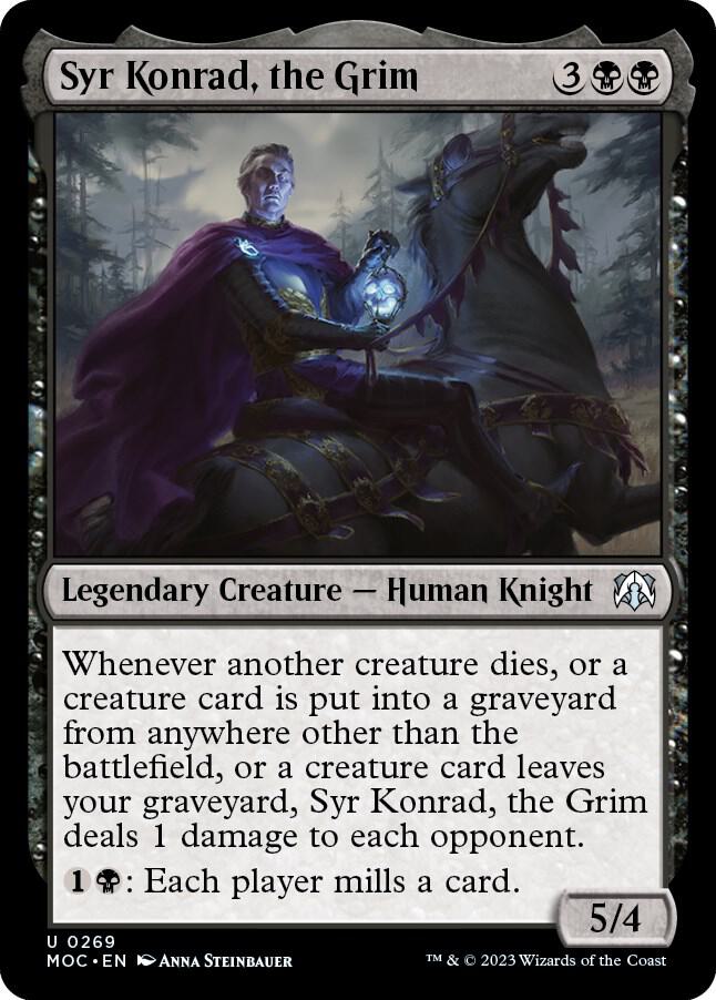 Syr Konrad, the Grim 269 card from Commander: March of the Machine