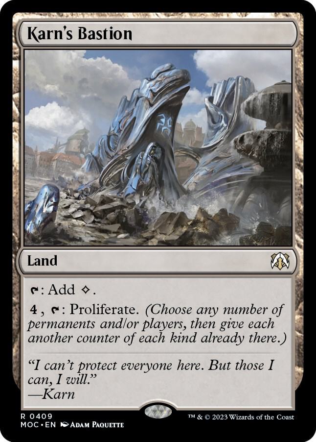 Karn's Bastion 409 card from Commander: March of the Machine
