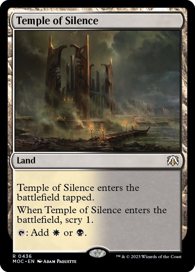 Temple of Silence 436 card from Commander: March of the Machine