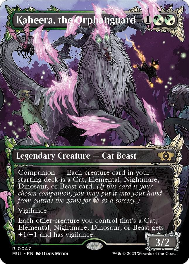 Kaheera, the Orphanguard 47 card from March of the Machine: Multiverse Legends