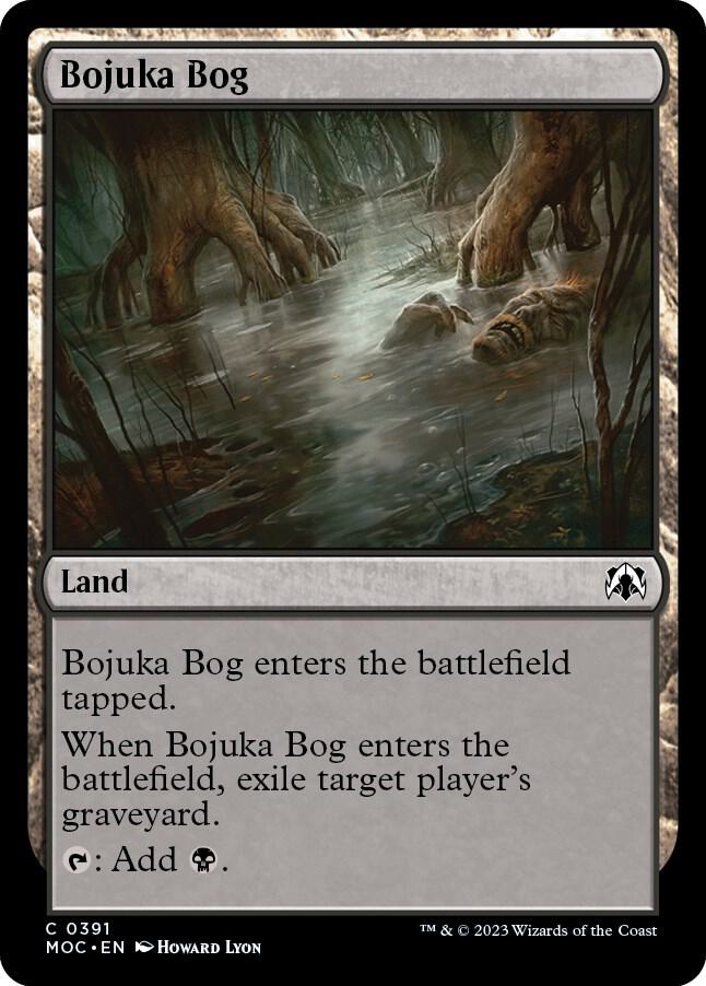 Bojuka Bog 391 card from Commander: March of the Machine