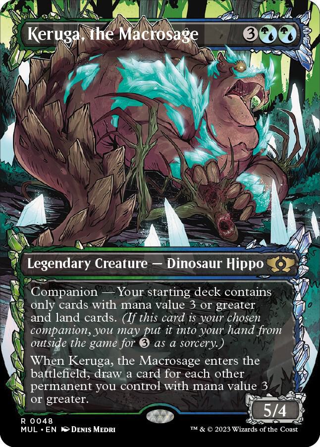Keruga, the Macrosage 48 card from March of the Machine: Multiverse Legends