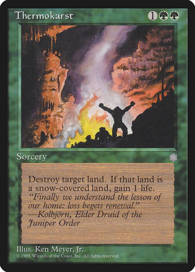 Thermokarst card from Ice Age