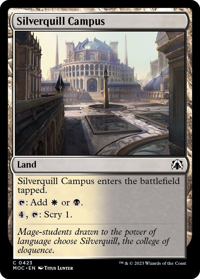 Silverquill Campus 423 card from Commander: March of the Machine