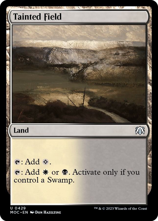 Tainted Field 429 card from Commander: March of the Machine
