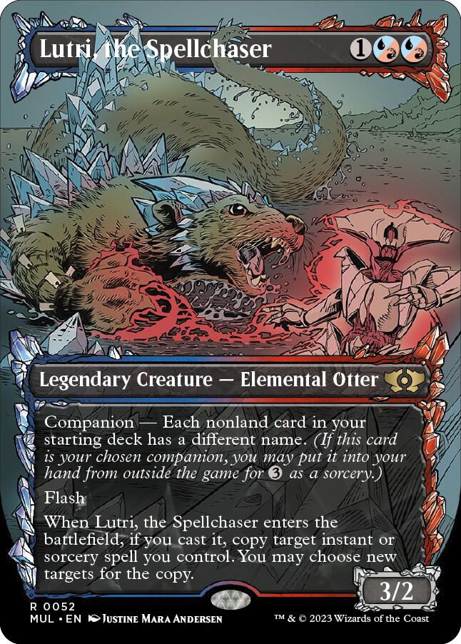 Lutri, the Spellchaser 52 card from March of the Machine: Multiverse Legends