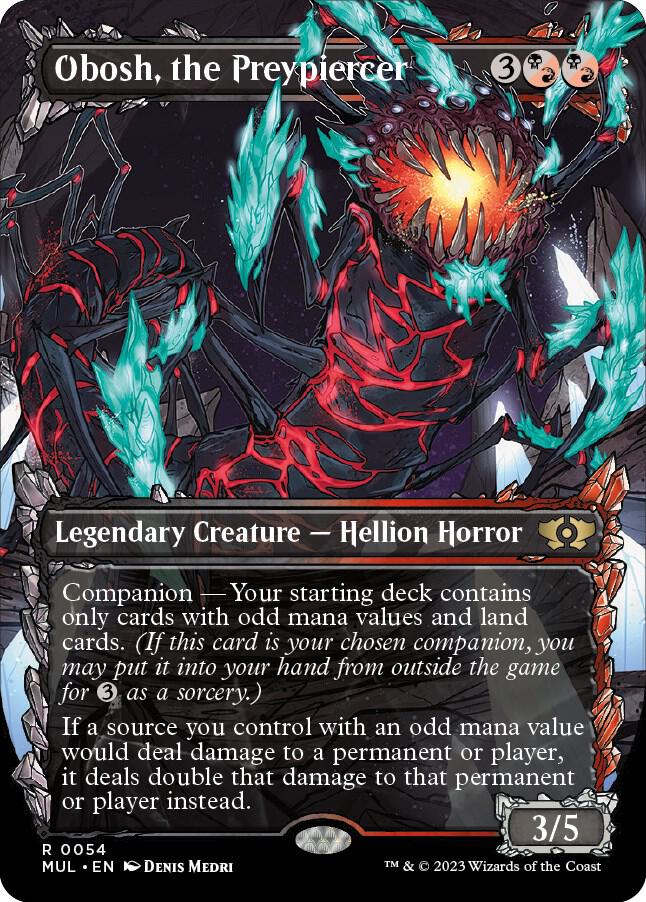 Obosh, the Preypiercer 54 card from March of the Machine: Multiverse Legends