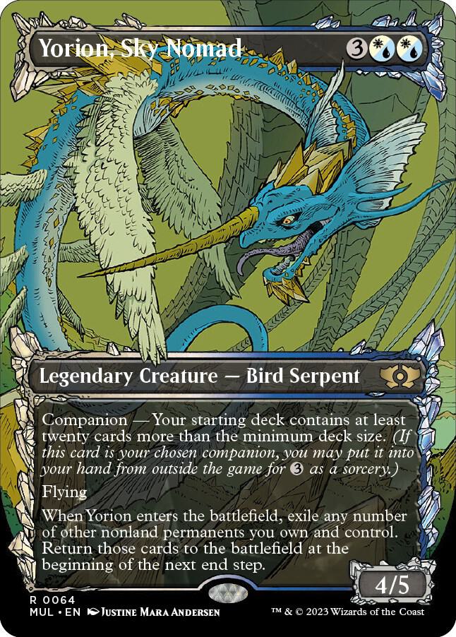 Yorion, Sky Nomad 64 card from March of the Machine: Multiverse Legends