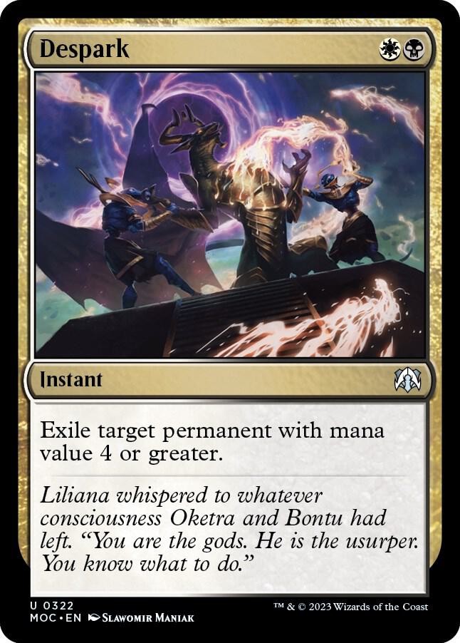 Despark 322 card from Commander: March of the Machine