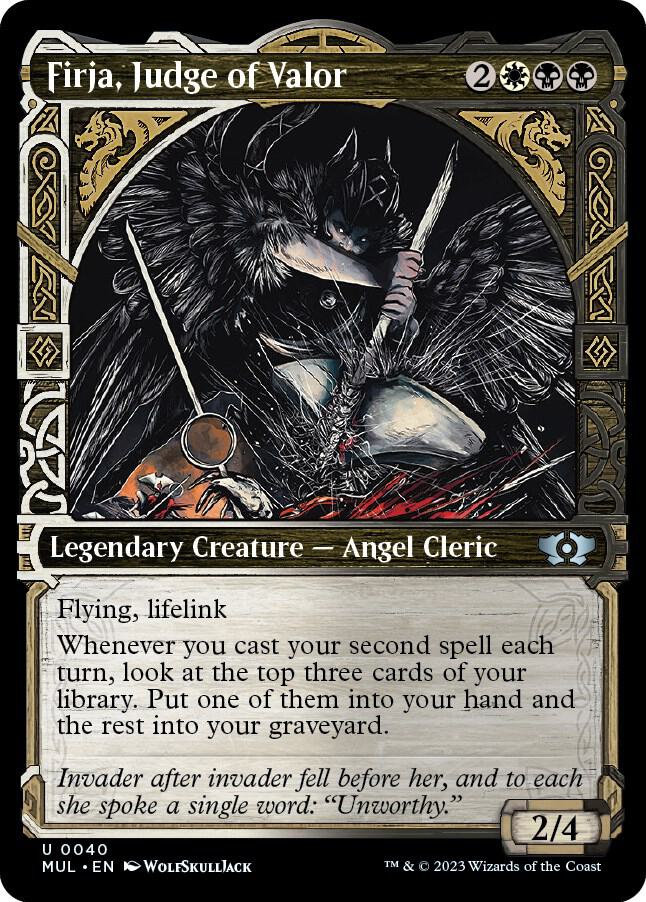 Firja, Judge of Valor 40 card from March of the Machine: Multiverse Legends
