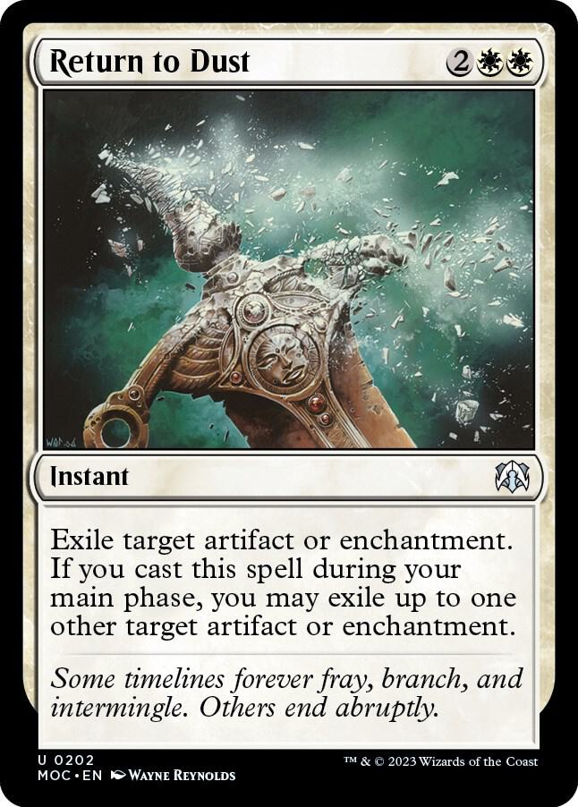 Return to Dust 202 card from Commander: March of the Machine