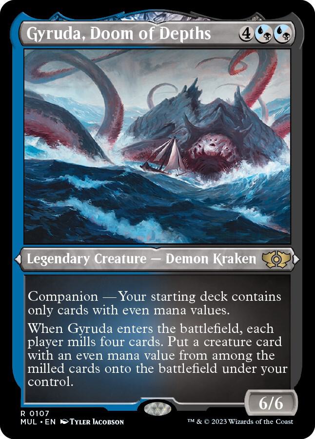 Gyruda, Doom of Depths (Foil Etched) 107 card from March of the Machine: Multiverse Legends