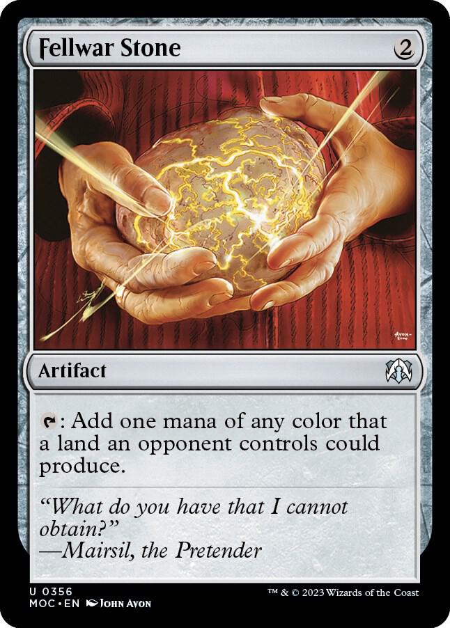 Fellwar Stone 356 card from Commander: March of the Machine