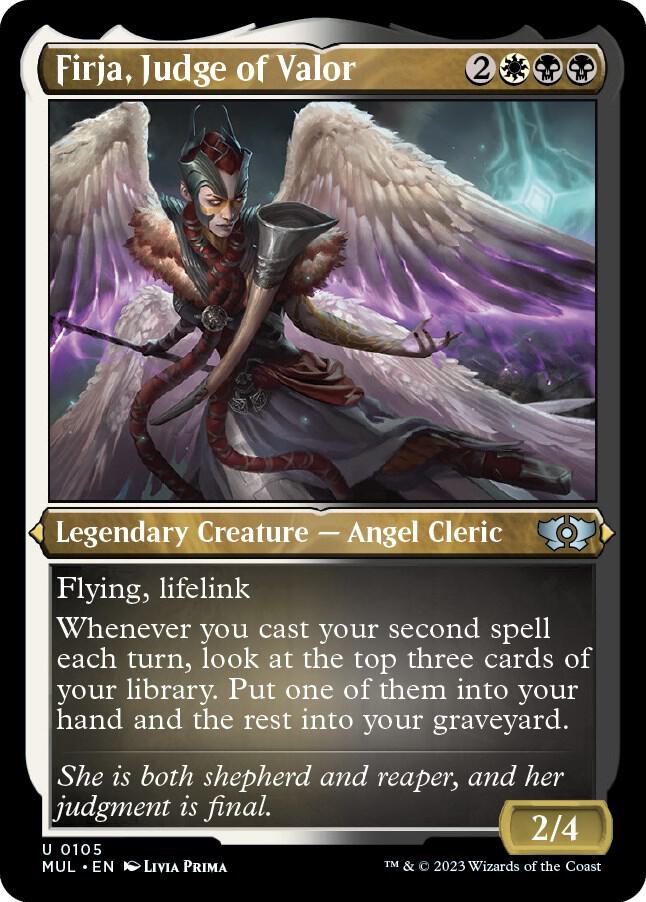 Firja, Judge of Valor (Foil Etched) 105 card from March of the Machine: Multiverse Legends