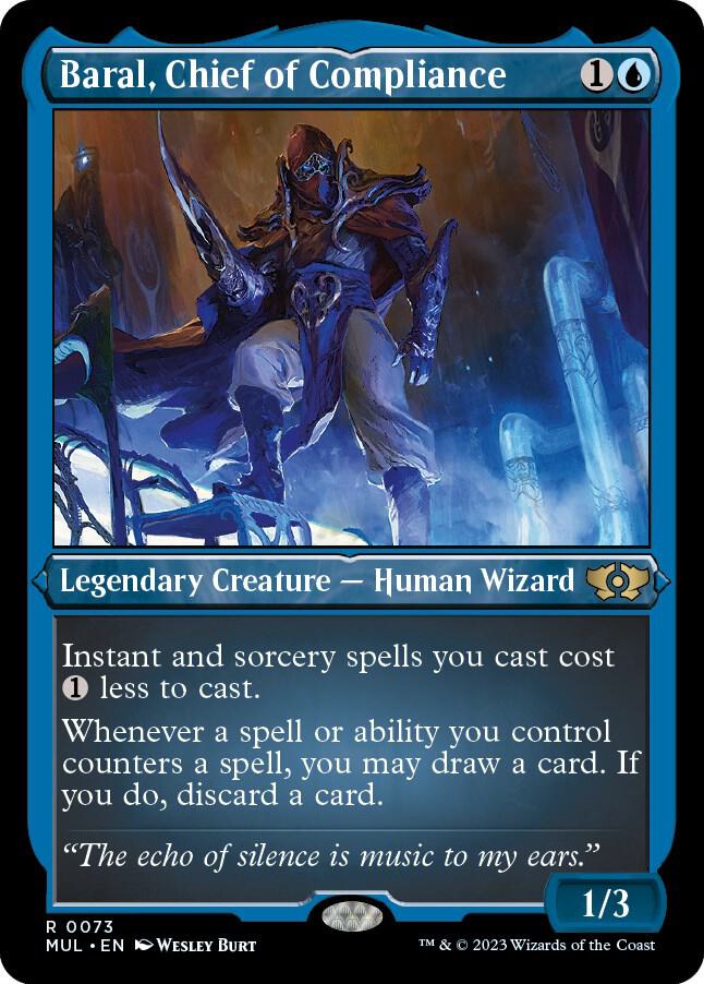 Baral, Chief of Compliance (Foil Etched) 73 card from March of the Machine: Multiverse Legends