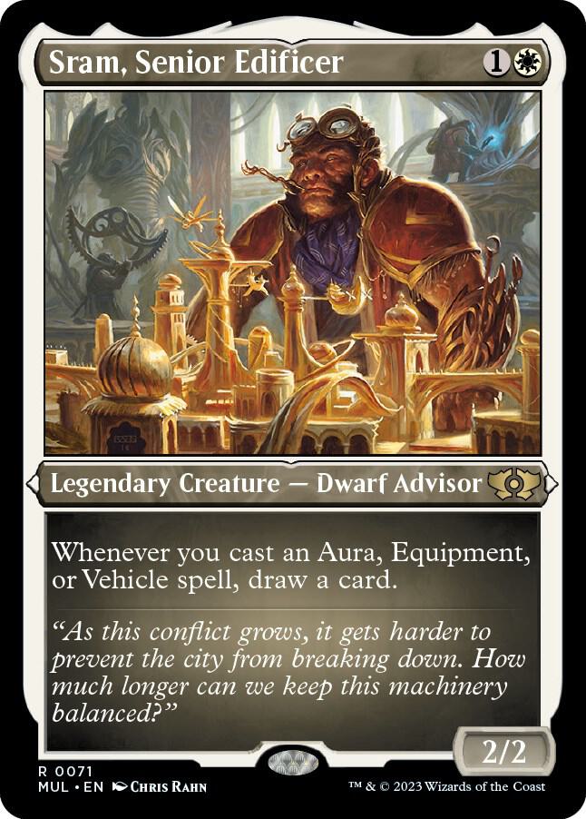 Sram, Senior Edificer (Foil Etched) 71 card from March of the Machine: Multiverse Legends