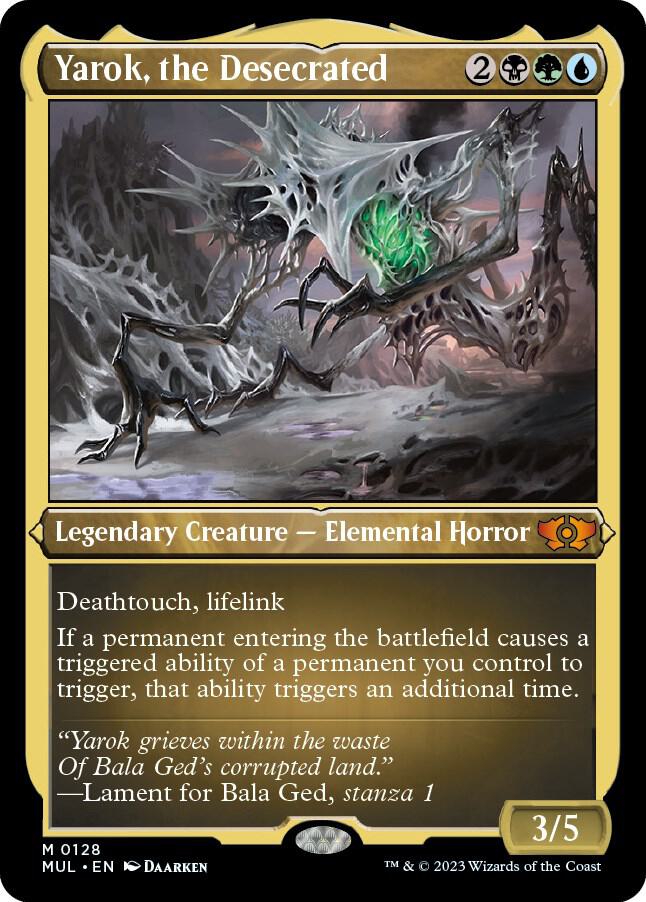 Yarok, the Desecrated (Foil Etched) 128 card from March of the Machine: Multiverse Legends