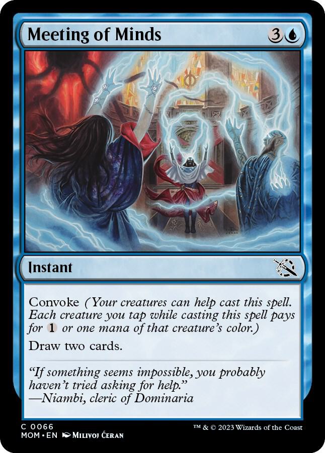 Meeting of Minds 66 card from March of the Machine