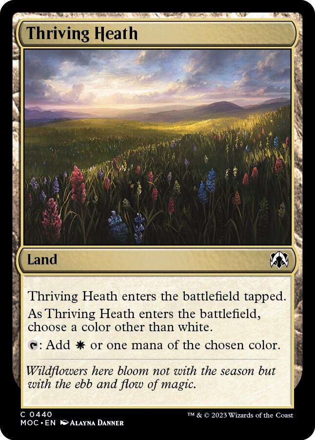 Thriving Heath 440 card from Commander: March of the Machine