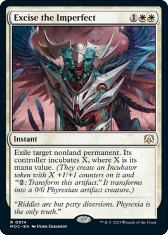 Excise the Imperfect 14 card from Commander: March of the Machine