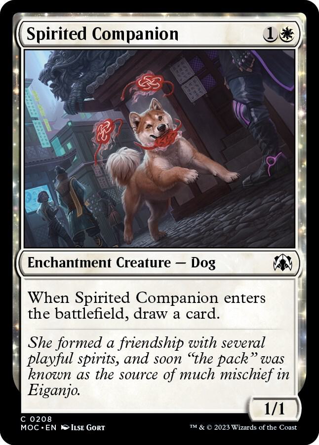 Spirited Companion 208 card from Commander: March of the Machine