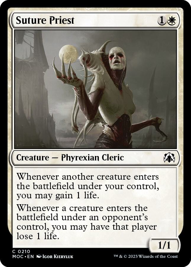 Suture Priest 210 card from Commander: March of the Machine