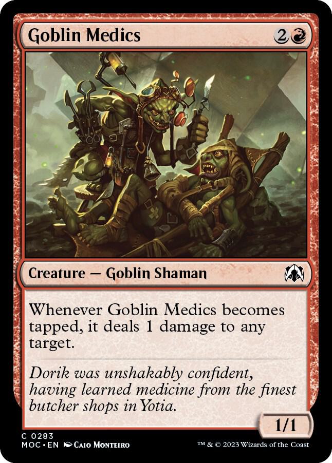 Goblin Medics 283 card from Commander: March of the Machine