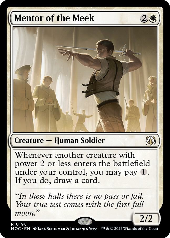 Mentor of the Meek 196 card from Commander: March of the Machine