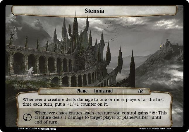 Stensia 159 card from Planechase: March of the Machine