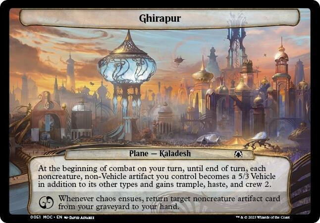 Ghirapur 51 card from Planechase: March of the Machine