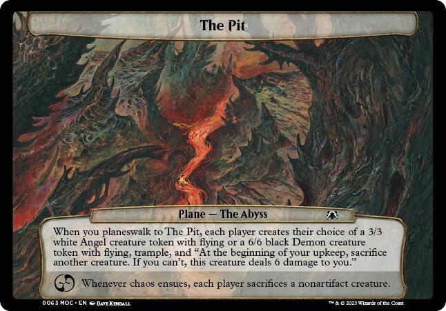 The Pit 63 card from Planechase: March of the Machine