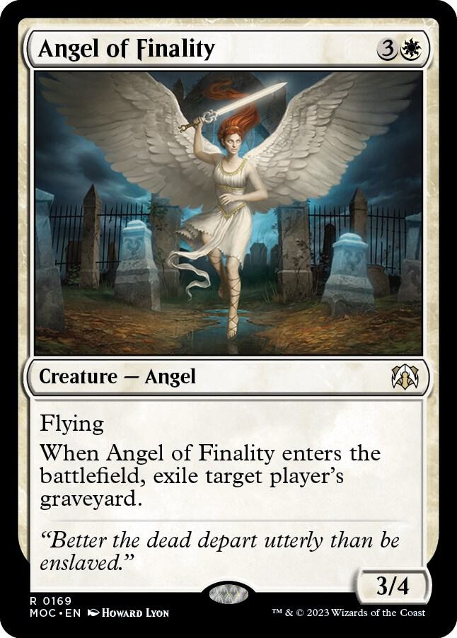 Angel of Finality 169 card from Commander: March of the Machine