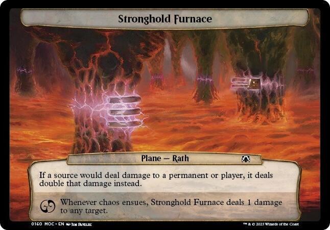 Stronghold Furnace 160 card from Planechase: March of the Machine