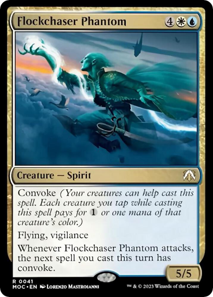 Flockchaser Phantom 41 card from Commander: March of the Machine