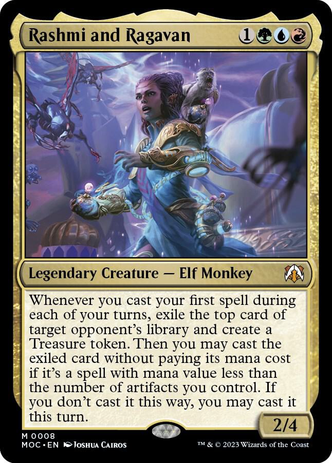 Rashmi and Ragavan 8 card from Commander: March of the Machine