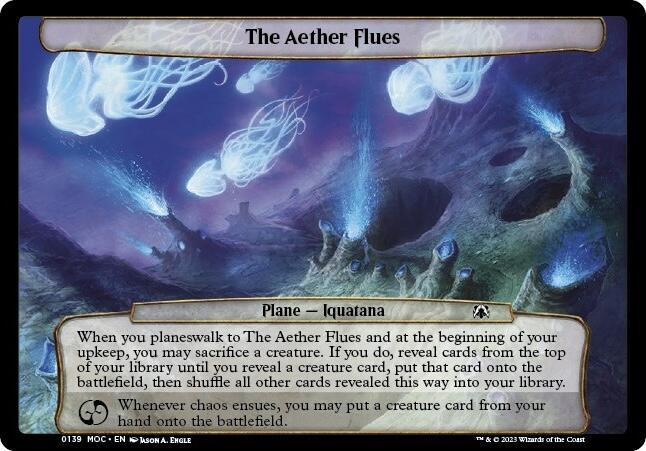 The Aether Flues 139 card from Planechase: March of the Machine
