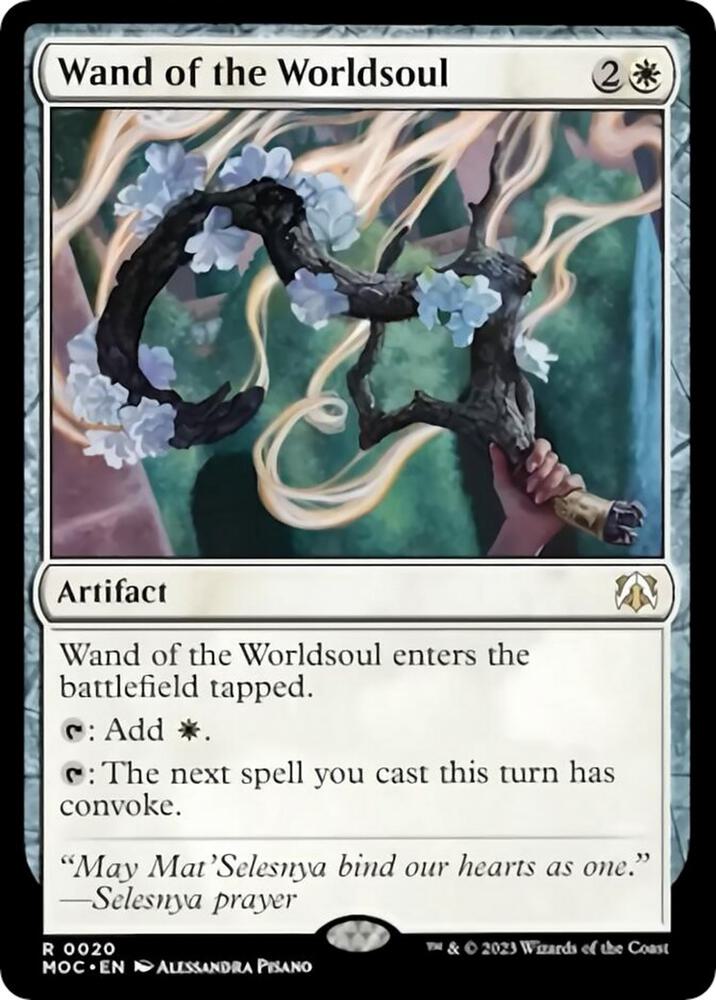 Wand of the Worldsoul 20 card from Commander: March of the Machine