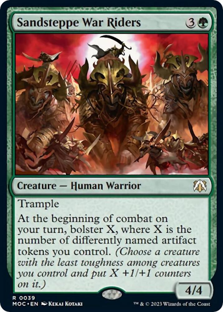 Sandsteppe War Riders 39 card from Commander: March of the Machine