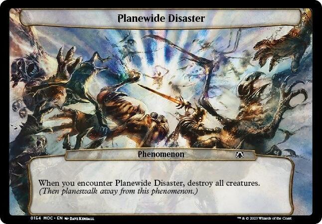 Planewide Disaster 154 card from Planechase: March of the Machine