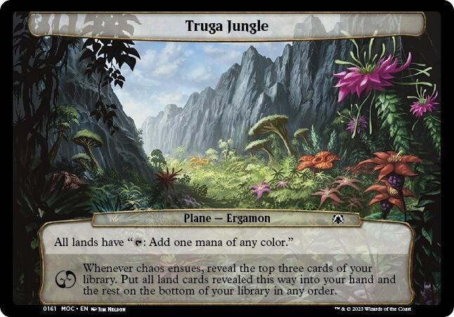 Truga Jungle 161 card from Planechase: March of the Machine