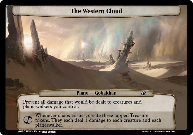 The Western Cloud 70 card from Planechase: March of the Machine