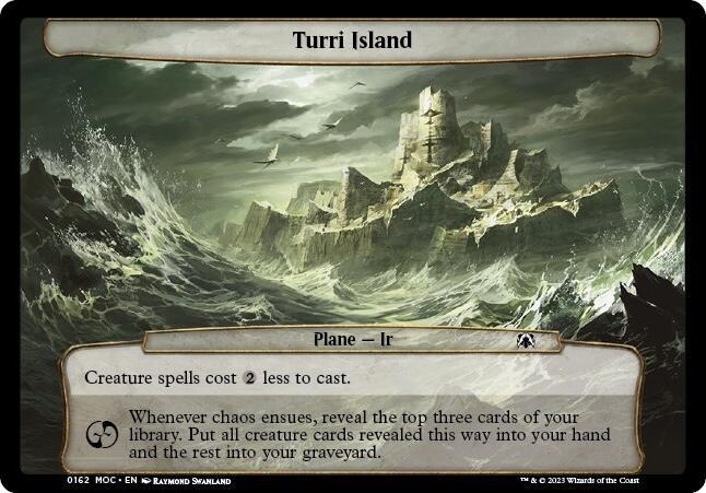 Turri Island 162 card from Planechase: March of the Machine