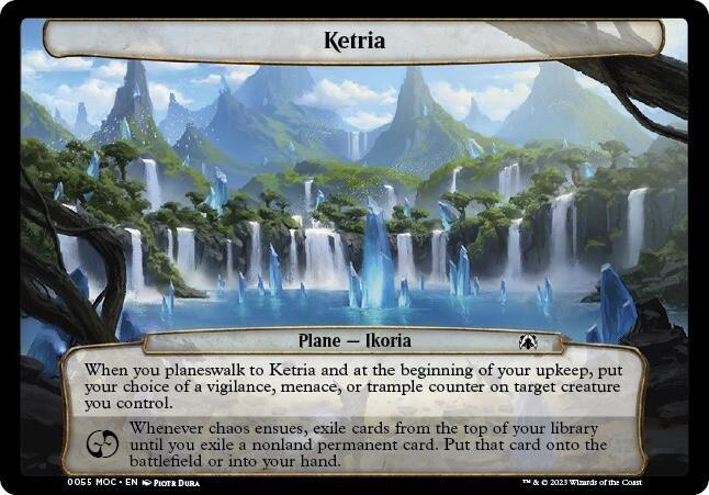 Ketria 55 card from Planechase: March of the Machine