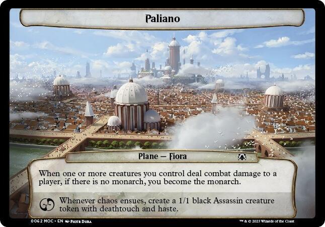 Paliano 62 card from Planechase: March of the Machine