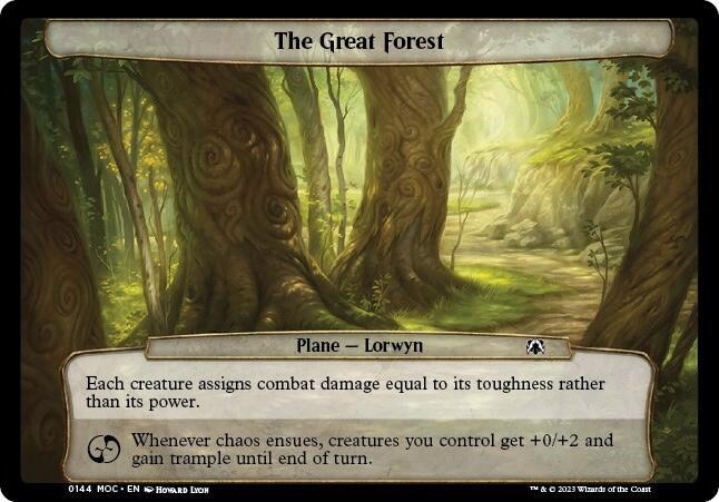 The Great Forest 144 card from Planechase: March of the Machine