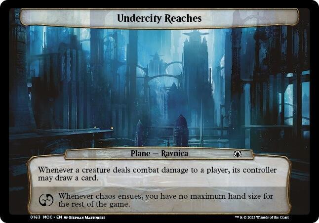 Undercity Reaches 163 card from Planechase: March of the Machine
