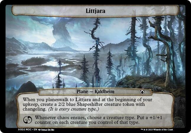 Littjara 56 card from Planechase: March of the Machine