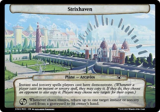 Strixhaven 65 card from Planechase: March of the Machine