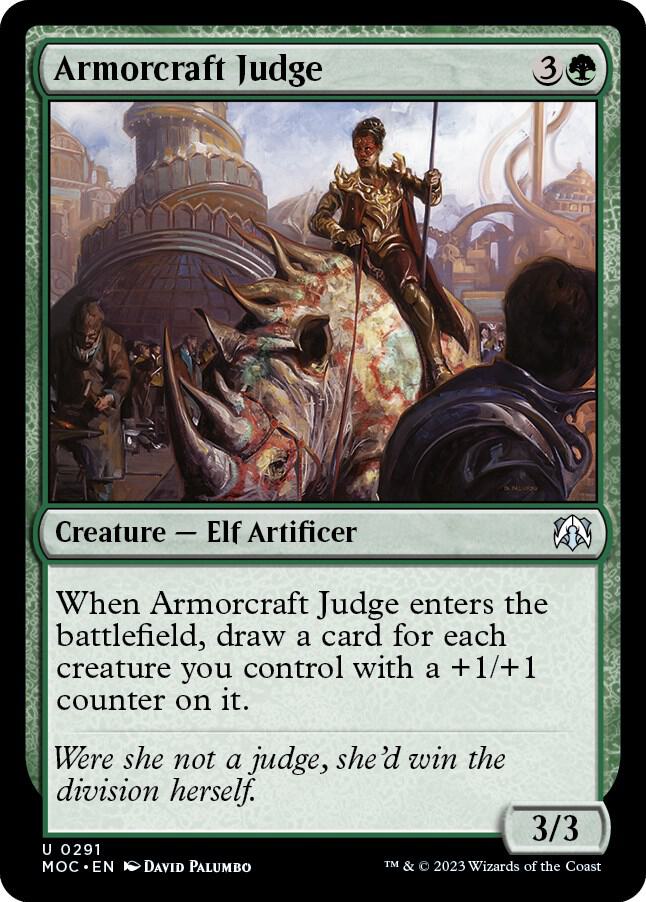 Armorcraft Judge 291 card from Commander: March of the Machine