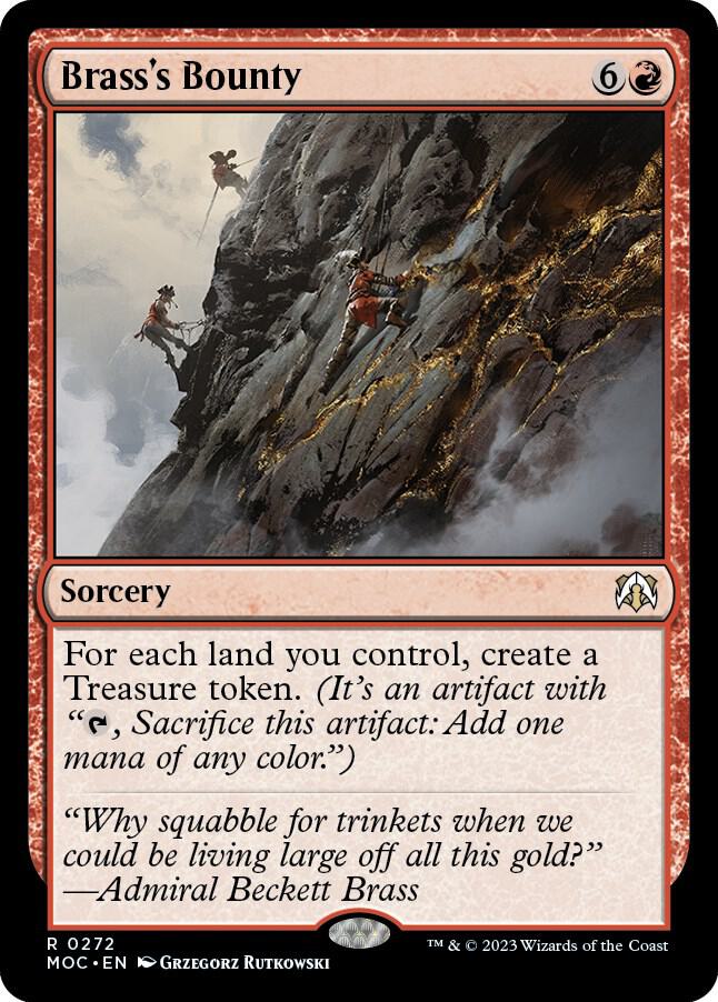 Brass's Bounty 272 card from Commander: March of the Machine